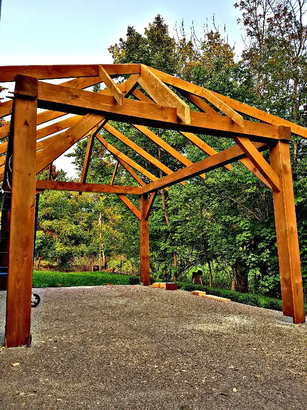 Timber Gazebo Cabana Poolhouse Outdoor kitchen in Patio & Garden Furniture in Barrie - Image 4