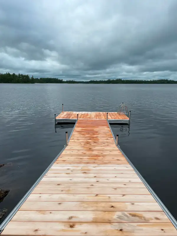 30ft Aluminum Dock Package with Western Cedar Decking in Other in Bedford - Image 7