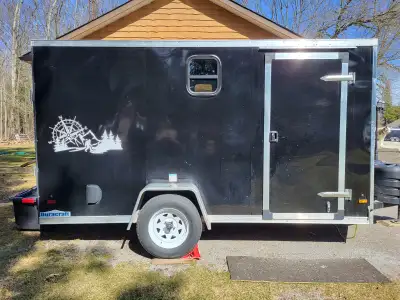 2022 6x12 Forest River Cargo Trailer/Camper Comes with Air Conditioning, Propane Heat, Diesel Heater...