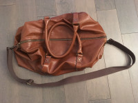 Sac voyage H&M travel bag cuir leather