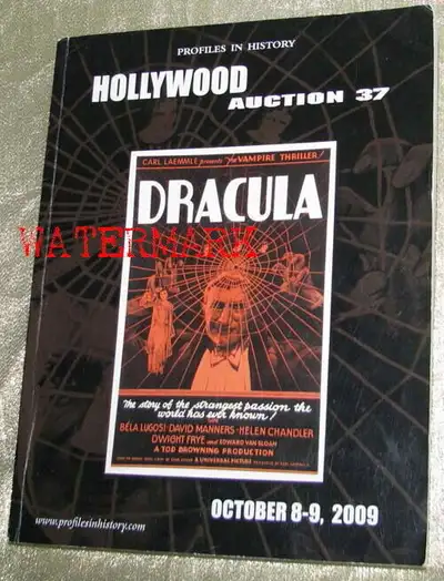 RARE HOLLYWOOD MEMORABILIA AUCTION 37 CATALOGUE, View more