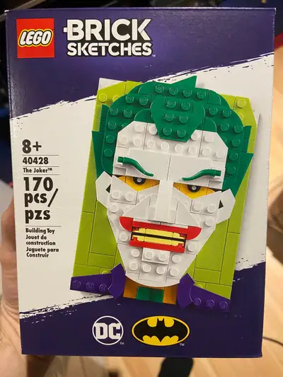 LEGO Brick Sketches The Joker 40428 retired, View more