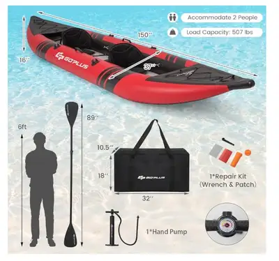 Kayak gonflable (2x)  / Inflatable Kayak (2x), View more