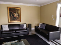 Premium Italian Leather Sofa Set (Regular Price $6,000.00)