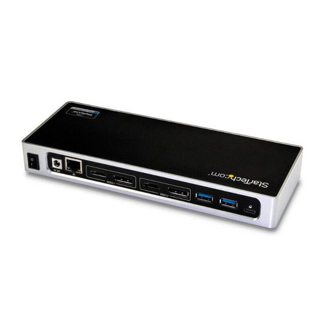 BRAND NEW StarTech.com Dual 4K Dock dans Accessoires pour portables  à Longueuil/Rive Sud - Image 2