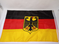 German Flag with Coat of Arms