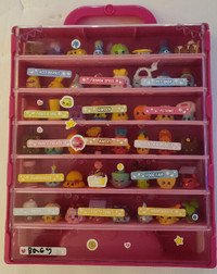 Shopkins  Carry Case  with  approximately  40  Shopkins