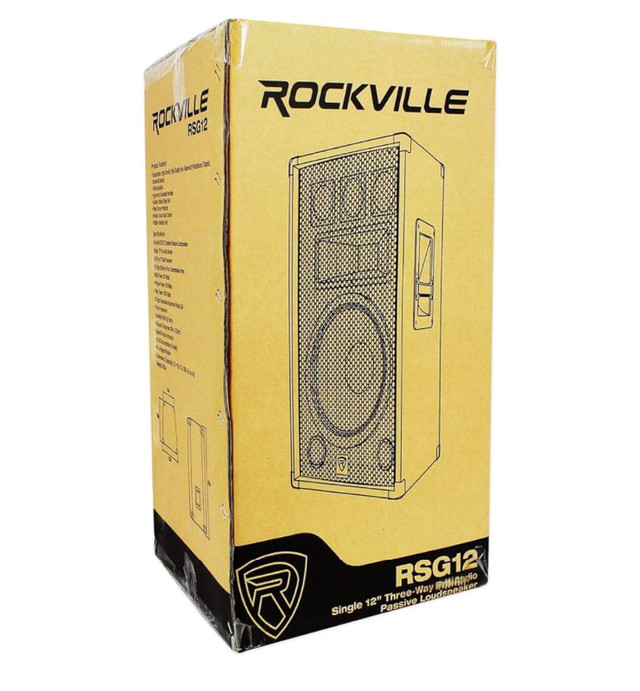 Rockville RSG12 12” 3-Way 1000 Watt 8-Ohm Passive DJ/Pro Audio in Pro Audio & Recording Equipment in Edmonton - Image 3