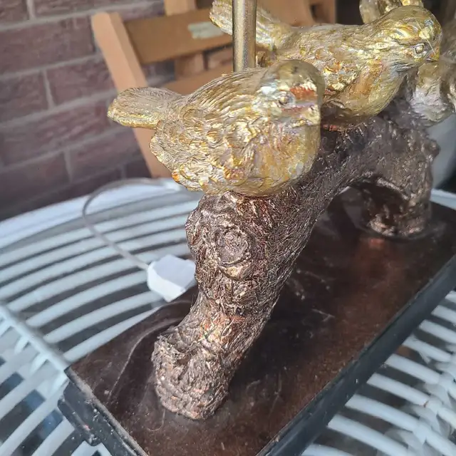Lamp, Three Bird Brass & wood, working in Indoor Lighting & Fans in Mississauga / Peel Region - Image 4