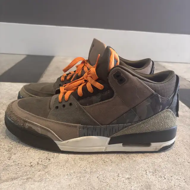 Nike Air Jordan 3 Camo Men’s Size 13 Great Shape in Men's Shoes in City of Montréal - Image 3
