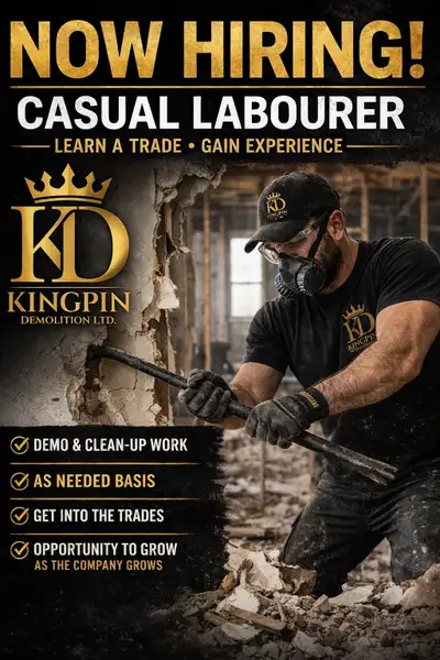 Kingpin Demolition Ltd. is a growing Calgary-based company focused on residential and small commerci...