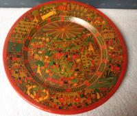 Wedding Story Mexican Folk Art Plate
