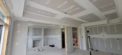 We do Drywall , finishing and texture.