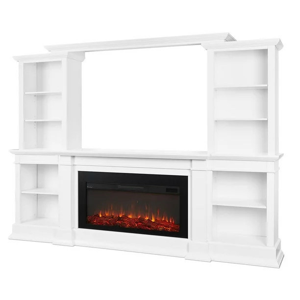 Real FlameMonteVista Electric Media Fireplace In White in Fireplace & Firewood in Mississauga / Peel Region - Image 2