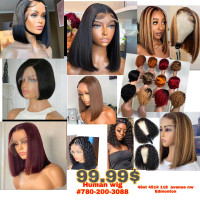 Human wigs 13x4 frontal contact 780-200-3088 