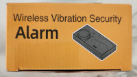 Wireless vibrating security alarm
