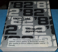 1982 GRAND PRIX BONNEVILLE Service Manual