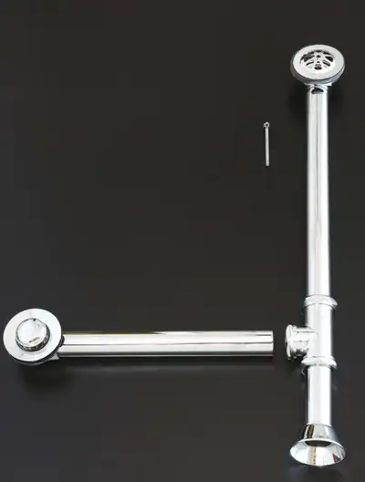 ELORA WASTE AND OVERFLOW WITH PUSH PULL CLOSURE BRUSH NICKEL, View more