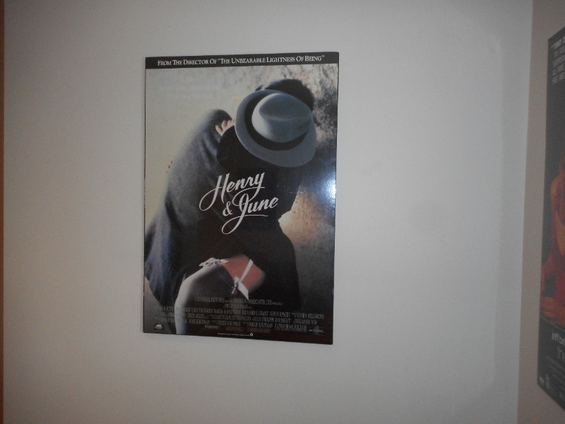 Laminated Movie Poster Henry and June Art et objets de collection