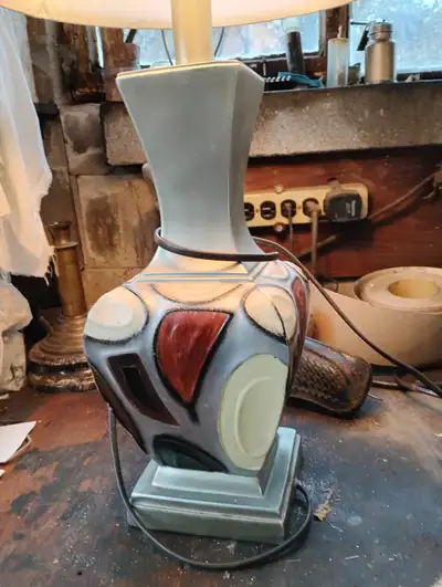 Vintage Modernistic Ceramic Table lamp, View more