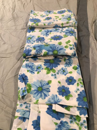 Single  Flat sheets-2 sets- flowers