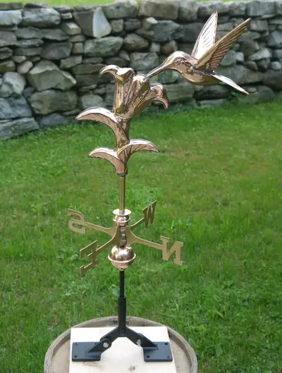 girouette en cuivre " Colibri", View more