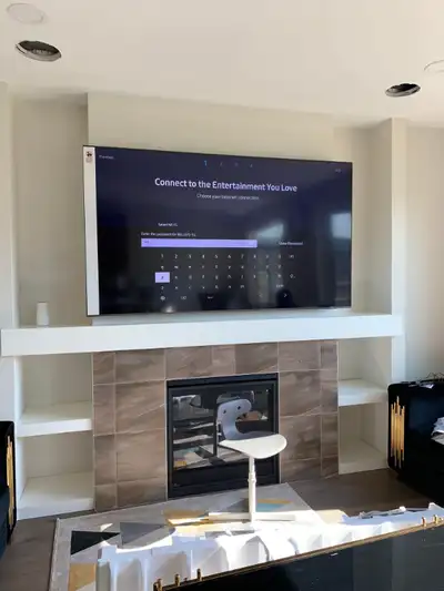 TV to the wall with all types and size of TV, View more