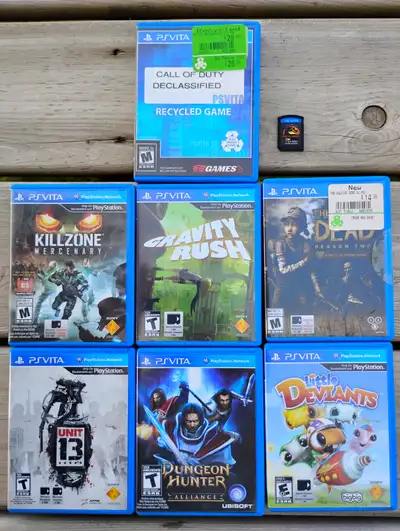 PS Vita games for sale, 15 CAD each, View more