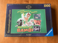 Brand New 1000-Piece Ravensburger Puzzle, Walt Disney’s Bambi