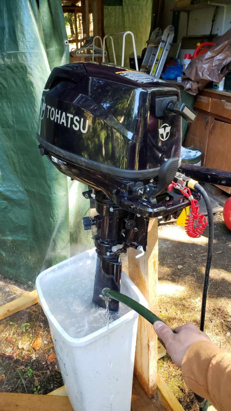 LIKE NEW 2018 Tohatsu 6hp Sailpro Long Shaft in Other in Victoria - Image 3
