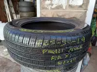 P225-50-19 PIRELLI RUNFLAT 8/32"     ONE TIRE ONLY