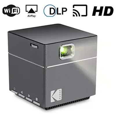 Kodak Wireless WiFi Portable Projector-DLP Pico LED 1080p HD, View more