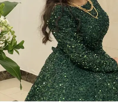 Sequin Emerald Green Dress, View more