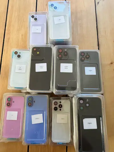 iPhone Replacement Back Glass (14–16 Series) | OEM Style, View more