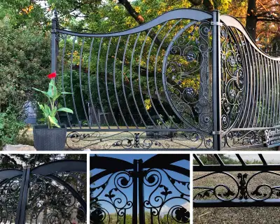 WROUGHT IRON CUSTOM FENCES AND GATES, View more