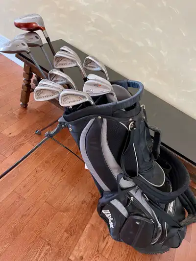 Complete Men’s Tommy Armour 845s golf set / Wilson Bag / RH, View more