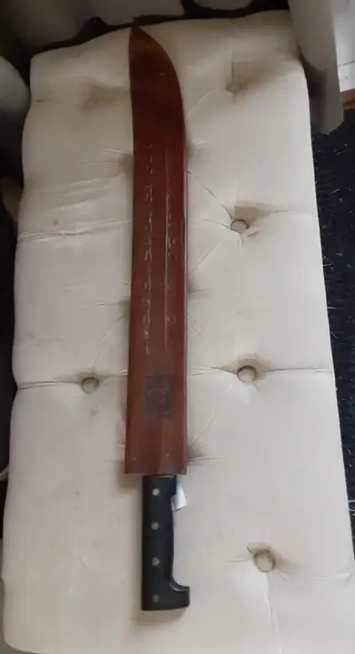 WWII Collins & Co. Legitimus Long Jungle Machete with No.13, View more
