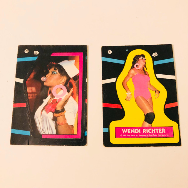 Vtg 1985 WWF Wendi Richter Titan Sports Wrestling Stickers in Arts & Collectibles in City of Toronto