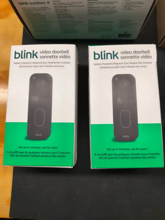 Cameras et sonnettes Blink neuf in Security Systems in City of Montréal - Image 4