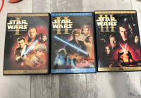 Star Wars DVDs-1-3