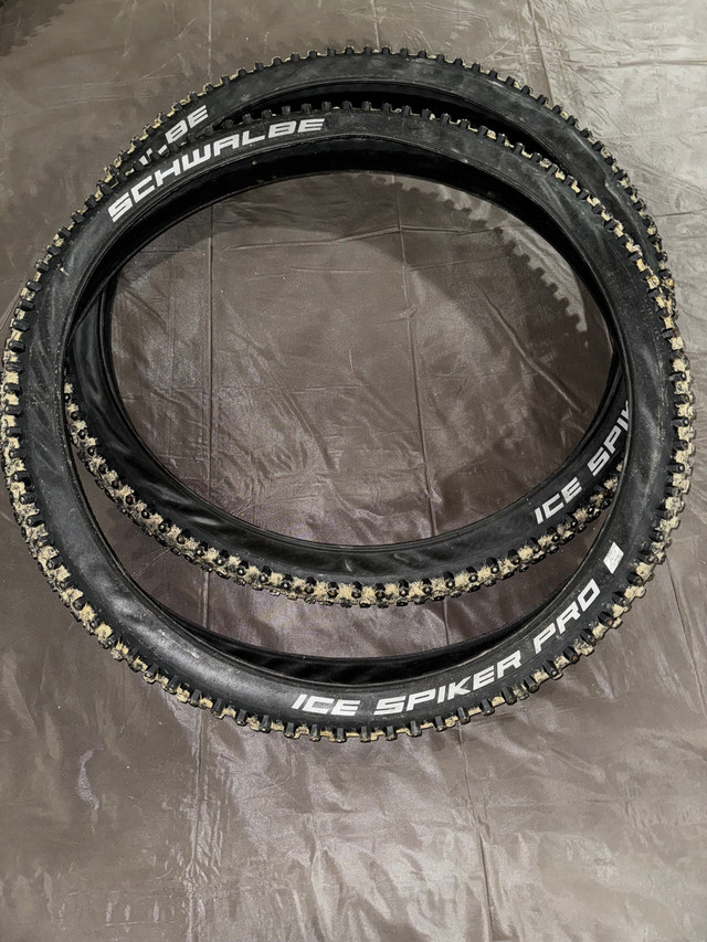 Schwalbe Winter ice bike tire set 26x 2.1” in Mountain in St. Albert