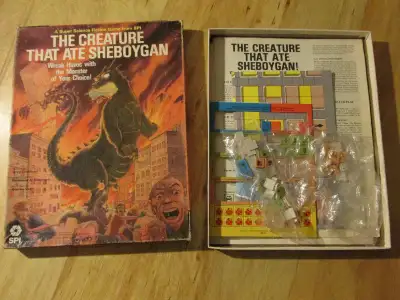 SPI Monster Board Game CREATURE THAT ATE SHEBOYGAN Godzilla Hill, View more