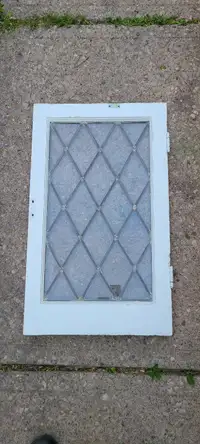 Antique Leaded Glass Window from Century Home