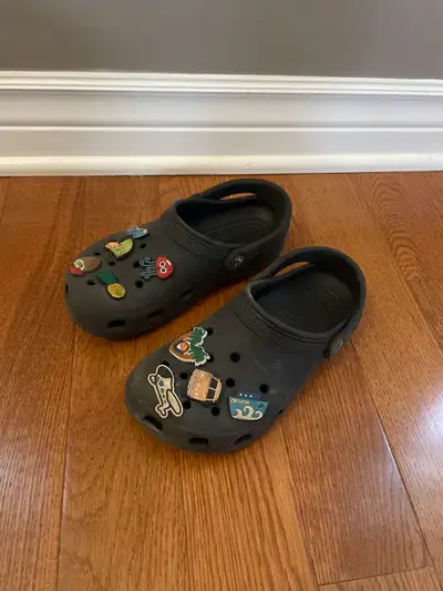 kids black crocs, View more
