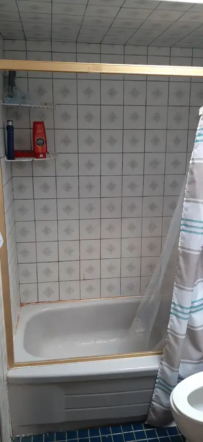 single furnished room with shared common space