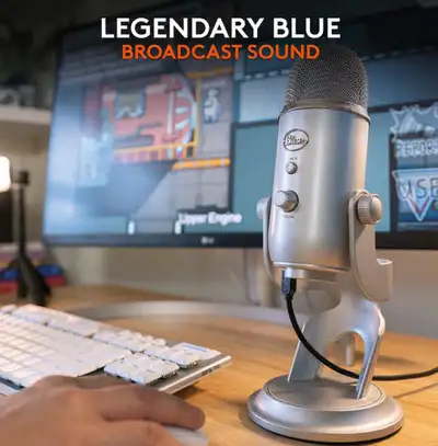 New lower price! I need to clean up my home! LOL Originally paid $180 with travel case. - Blue Yeti...