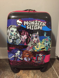 *** Vintage Mattel Monster High Spinner Luggage 18 Case Carry On