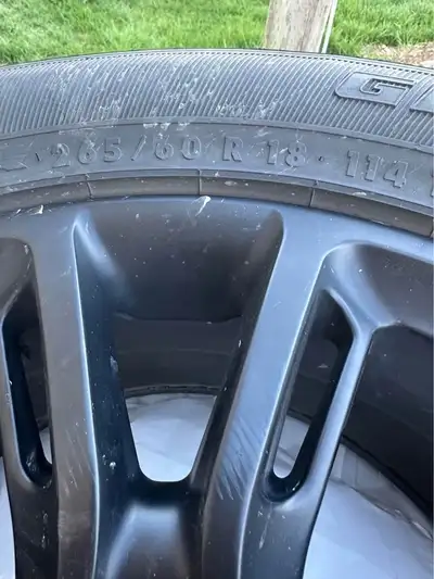 I am selling a Set a four general winter tires and rims with about 300 km on the tires tires are sta...