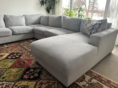 Structube Warren Gray L-Sectional Sofa (Detachable Chaise), View more