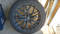 4 Kumho winter tires + 4 Braelin wheels